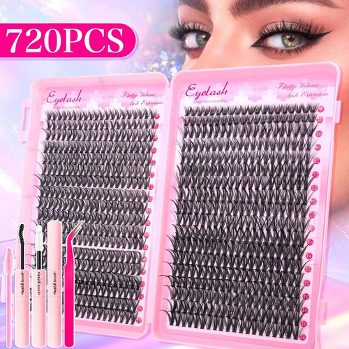 640 individual eyelash - 640,
