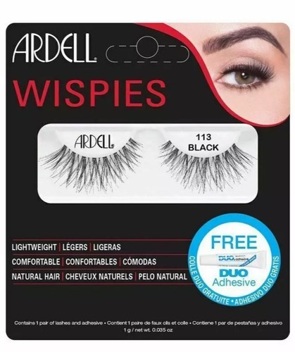 Ardell wispies 113 black false - ardell,